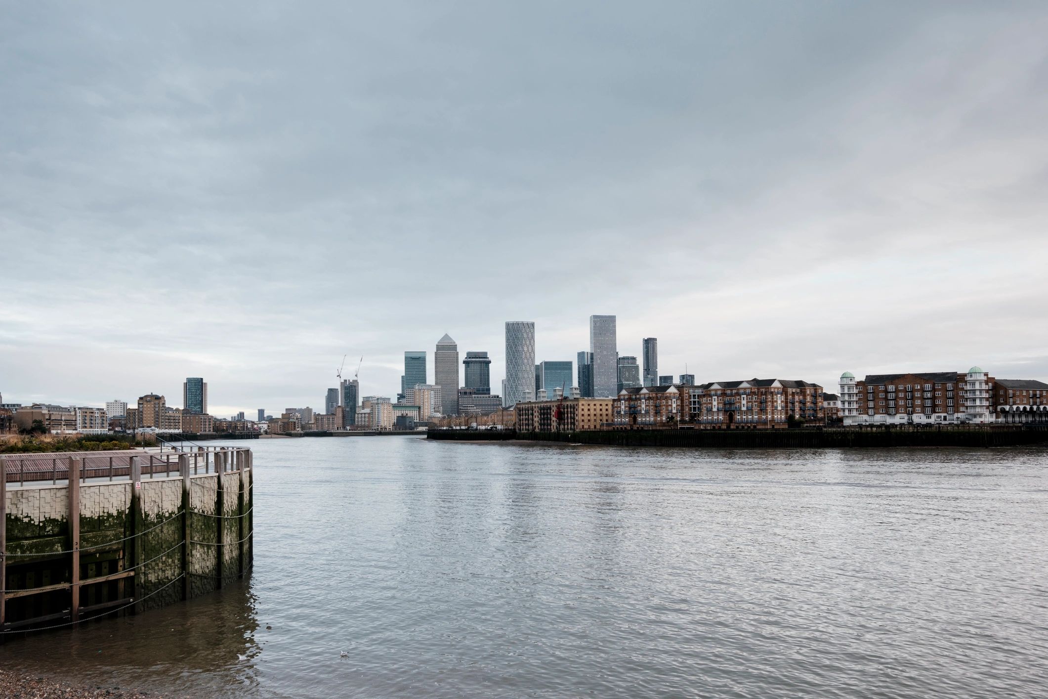 London skyline across the River Thames